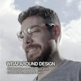 thumbnail image 4 of Dex Fit Safety Glasses SG210, Clear Vision Antifog Lens, UV Protection,Blue, 4 of 8