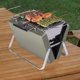 thumbnail image 1 of Parrilla de barbacoa parrilla plegable multifunción compacta pequeña parrilla de mesa de mesa para acampar para cocinar en el patio trasero exterior, 1 of 8