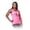 Pink, variant on - Women's Performance Tank Top - Active Racerback and Trendy Tank Tops with Black Rocket Logo - Pink - X-Large