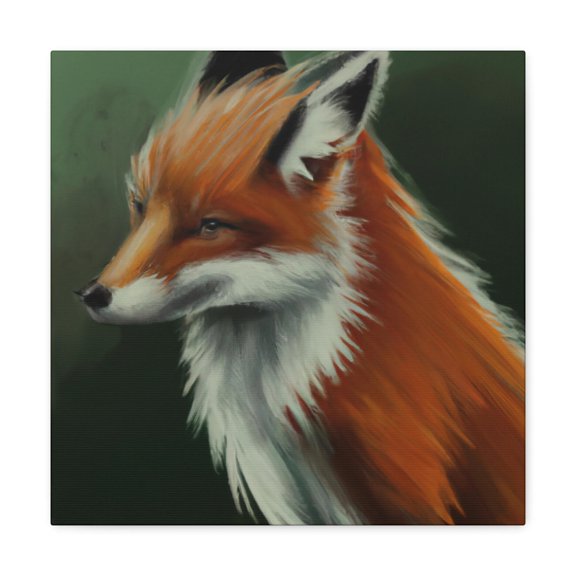 Foxes in Shadowland - Canvas