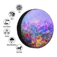 thumbnail image 4 of Kdxio Spare Tire Cover for RV Trailer, Waterproof Wheel Cover,Camper Spare Tire Cover Fit for Rv SUV Truck Travel Trailer 17 inch-Colorful Purple Cosmos Flower, 4 of 8