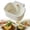 White, variant on olkpmnmk Kitchen Sink Strainer Basket, Corner Food Waste Catcher, Hanging Kitchen Sink Drain Pipe, Wall Mount Kitchen Basin Drain Tube, Kitchen Sink Replacement Drain Fitting, 7.3x6.3 In