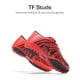 thumbnail image 3 of Zapatillas DREAM PAIRS para césped sintético interior para jóvenes en rojo/negro, 3 of 5
