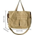 thumbnail image 6 of GZhLonKiMa Messenger Bag Large Hobo Crossbody Bag with Multiple Pockets for Women and Men Shoulder Tote Bag, 6 of 6