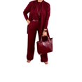 thumbnail image 4 of Pyhlmscde Women's New Knitted Slim Fit Tank Top Pants Sports Set Pants Three Sets, Sweatsuits Women 2 Piece Outfit, Womens Loungewear Set, Two Piece Sets for Women, 4 of 6