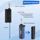 thumbnail image 2 of Sistema de micrófono Pyle PDWMU211 Dual UHF inalámbrico negro, 2 of 7