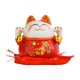 thumbnail image 3 of de de estilo chino, figurita de cerámica, caja de ahorro de dinero, adorno, escultura de gato de bienvenida para tienda, sala Rojo perfecl Estatua interior, 3 of 8
