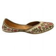 thumbnail image 2 of Women's Thread Designer Mutti Jooti for Ladies Wedding Handmade Khussa Flat Shoes US 6/ EURO 36, 2 of 5
