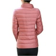 thumbnail image 4 of Tdoqot Womens Puffer Jackets- Short Winter Coats for Women Pink Size 4XL, 4 of 6