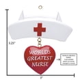 thumbnail image 6 of Ornaments by Elves Personalized World's Greatest Nurse Christmas Tree Ornaments 2024 for Tree .25lbs, 6 of 10