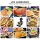 thumbnail image 2 of DUANWUS Máquina de Hamburguesas UFO de Acero Inoxidable, calefacción de Doble Cara, máquina de Hamburguesas de Helado Comercial de 1300 W 180 ° giratoria (DoubleHead), 2 of 5
