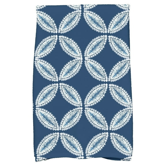 Simply Daisy 18" x 30" Tidepool Geometric Print Kitchen Towel