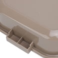 thumbnail image 3 of M Buder 1.2L / 40.57 oz Lunch Box Container 304 Stainless Steel 3 Compartments Portable Food Warmer Khaki, 3 of 3
