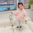 thumbnail image 4 of URMAGIC Toddler Boys Girls Fleece Jacket Fuzzy Winter Warm Teddy Coat for Kids Baby 1-7 Years, 4 of 5