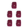 thumbnail image 3 of Cateissary Cable de carga Bolsa de almacenamiento Organizador de viaje Bolsas con cremallera Vino tinto Type1 NO1, 3 of 6