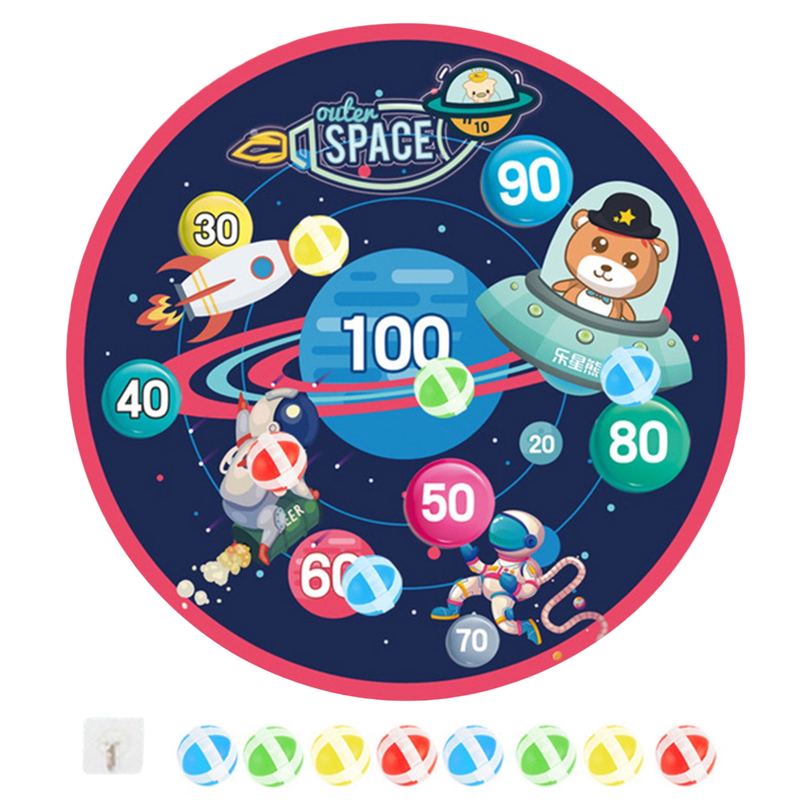 Dart Board Games With 8 Balls Kids Circus Dart Board For Indoor And