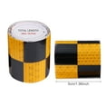 thumbnail image 4 of CRAFTHROU 4Pcs Reflective Warning Tape Safety Stickers for Car Night Use Emergency Visibility Enhancement 100*2In, 4 of 4