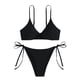 thumbnail image 2 of Traje de baño para mujer, estilo bikini de Europa y América, con efecto lavado, para mujer., 2 of 4
