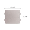 thumbnail image 2 of Hemoton  10 Pcs Waveguide Cover Replacement Microwave Plate Covers Silver, 2 of 8