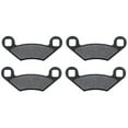 thumbnail image 1 of KMG Front Brake Pads Compatible with 2002 Polaris 325 Xpedition - Non-Metallic Organic NAO Brake Pads Set, 1 of 4