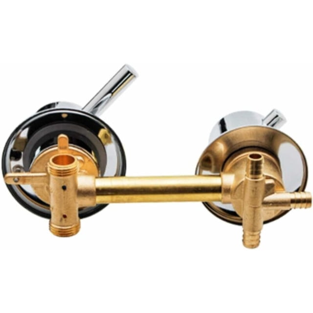 Brass Shower Mixer Valve with 3/4/5 Outlets, 10 cm/12.5 cm Center Distance, Compatible with Bathroom Shower Cabinets