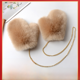 thumbnail image 2 of Guantes de piel sintética de zorro para mujer, cálidos, de moda, para otoño e invierno, para exteriores, 2 of 6