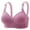 Purple, variant on Gyexs Women Fashion Casual Breathable Tube Top Bra Underwear Wireless Comfort Support Everyday Wear, Black, Size 34