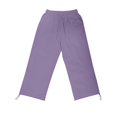 thumbnail image 6 of CYYOLLPF Summer Cotton Linen Pants Linen Lounge Set sunmer sets linen pants set gauze set Boho Peasant Shirt spring outfits for women Capri Sets Women travel pants women Purple L, 6 of 7