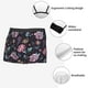 thumbnail image 3 of Balery Roses Flowers Calzoncillos bóxer para hombre, ropa interior de algodón suave y transpirable con cinturilla de nailon-Small, 3 of 5