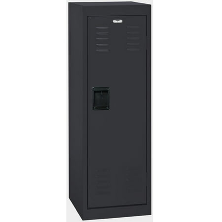 Black Locker - Sandusky 1-Tier Welded Steel Storage Locker, 48