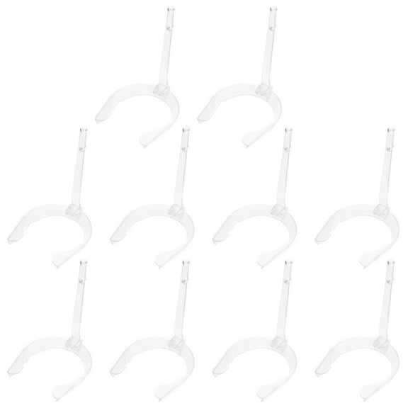 Masteelf 10Pairs Creative Sandals Fixing Bracket Shoes Heel Support Transparent