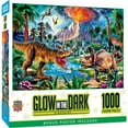 thumbnail image 2 of MasterPieces Glow in the Dark - Dinosaurs 1000 Piece Adult Jigsaw Puzzle, 2 of 6