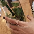 thumbnail image 4 of Jinsinto Double Open Ring Diamond Ring Jewelry, 4 of 5