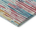 thumbnail image 3 of Addison Rugs Mayfield Premium Machine Washable Transitional Stripes White Runner Rug, 2'3" X 7'6" Machine Washable Transitional Stripes White Oversized Sherpa Throw Blanket, 3 of 6