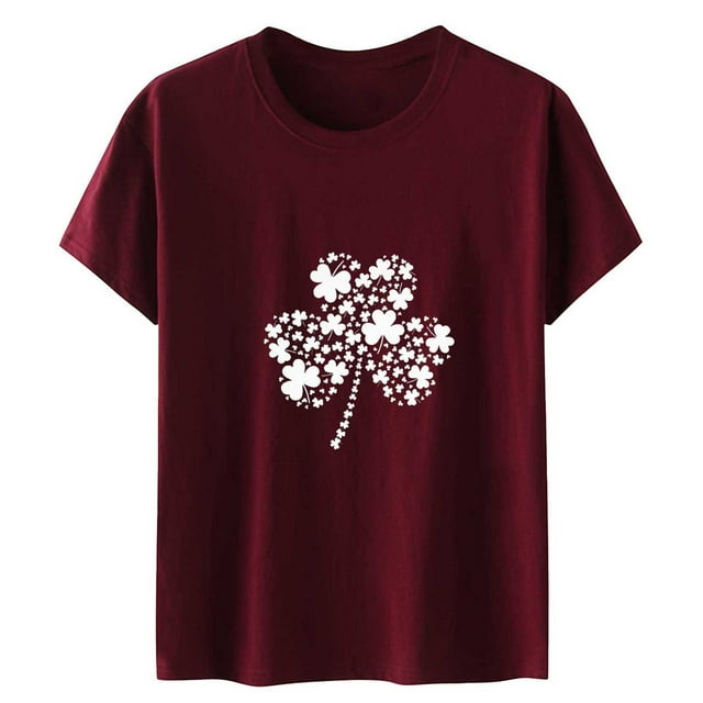 Blouses à Manches Courtes pour Femmes, Mode Décontractée, T-Shirt à Manches Courtes Imprimé, Blouse d'Été pour Femmes