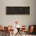 thumbnail image 4 of Large Framed Canvas Print Mystic Night Birds - Dark BotanicalWall Art Decorative Ready to Hang Painting for Living room Bedroom 60x20 inches Natural Frame, 4 of 7
