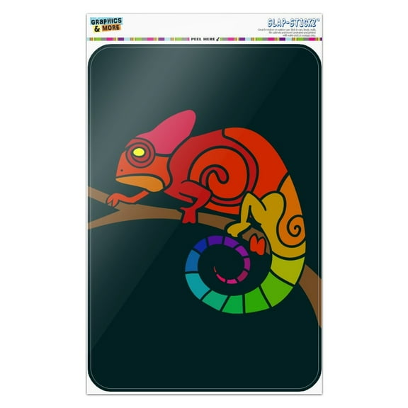 Rainbow Chameleon Home Business Office Sign