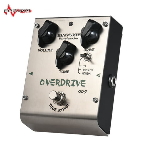 BIYANG OD-7 Tonefacier Series 3 Modes Overdrive Guitar Effect Pedal True Bypass Full Metal (Best Od Pedal For Metal)