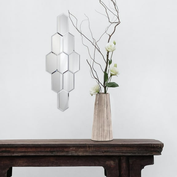 Tyler Dillon Decorative Elongated Tile Hexagon Skylark Mirror