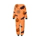 thumbnail image 4 of Family Halloween Pjs Matching Sets Halloween Print Long Sleeve Zippered One Piece Pajama Hooded Jumpsuit Winter Halloween Pjs Family Set, 4 of 4