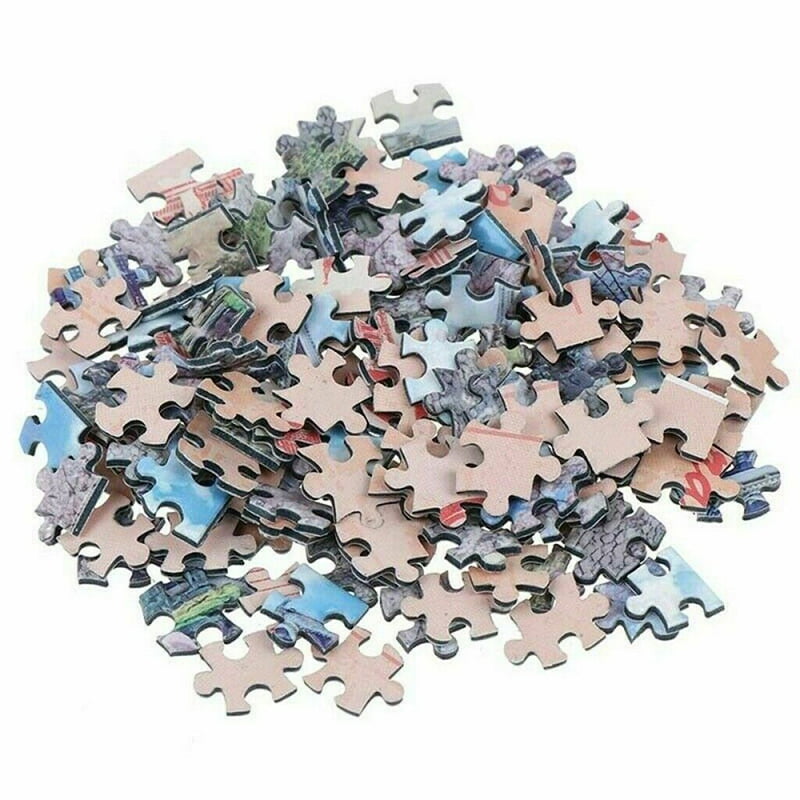 16 Styles 1000 Pieces for Puzzle Educational Toy Scenery Quiet Town Educational 