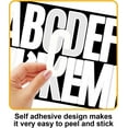 thumbnail image 3 of 552 Pcs 3 Inch Waterproof Letter Stickers - Self-Adhesive Vinyl with 32 Sheets of Alphabet, Numbers & Symbols for Mailbox, Door, Window, Address, Business Signs, Vehicles & More (White), 3 of 15