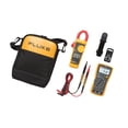 thumbnail image 1 of Fluke 117/323 Kit Multimeter and Clamp Meter Combo Kit For Residential And Commercial Electricians, AC/DC Voltage, AC Current 400 A, Includes Test Leads, TPAK And Carrying Case, 1 of 5