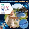 thumbnail image 2 of Dinosaur Airplane Launcher Toy with Box for Kids, Airplane Launcher Toys, Dinosaur Air Launcher with Foam Glider, Dual Flight Modes, Indoor/Outdoor Flying,Green, 2 of 5