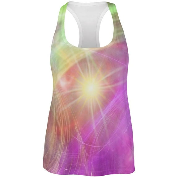 A Star is Born All Over Womens Work Out Tank Top Multi LG
