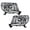 Clear lens Chrome Housing Clear Reflector, variant on Black Headlights  Front Headlamps Light Left+Right Fit for 2005-2011 Toyota Tacoma