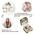 thumbnail image 4 of Easter Decorative Square Travel Portable Jewelry Display Box - Earring Organizer, Necklace and Bracelet Storage Case for Girls and Women, 4 of 6