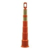 Grip N Go Channelizer Cones, 42 in, 1-4" & 1-6" HI Collars, Polyethylene, Orange