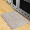 thumbnail image 4 of WellnessMats EB62WMRRGRY Estates Bella Kitchen Mat - Palm Wood, 6 L x 2 W ft., 4 of 11