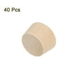 thumbnail image 3 of Uxcell 40Pack Tapones de botón de madera, 11.5mm/0.45" Tapón de agujero de tornillo de cabeza plana de madera, 3 of 6